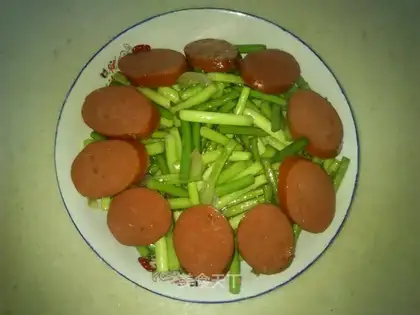 Garlic fried sausage