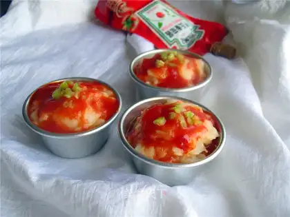 Cheese and mashed potatoes