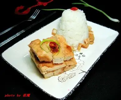 Garlic chicken steak