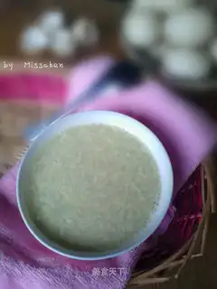 Rice soup for eggs
