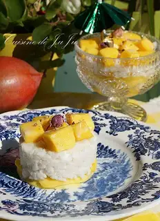 Thai mango rice