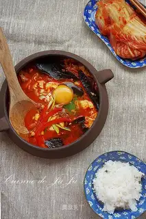 Korean tofu soup