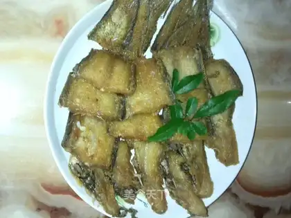 Fried tongue