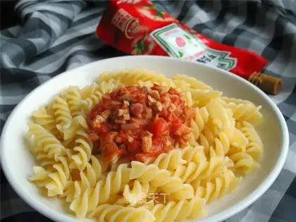 It's Italian. Noodles