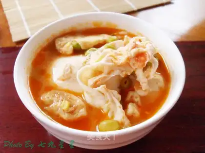 Sour tofu bag eggs
