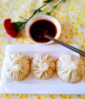 Shrimp pork bun