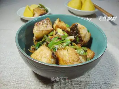 Fried mackerel