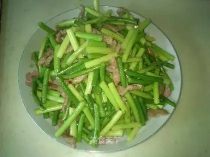Garlic fried meat