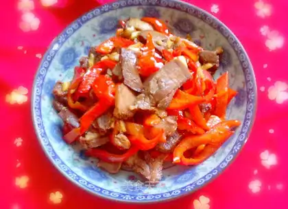 Paprika pig tongue