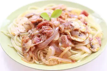 Bacon pasta