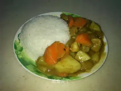Curry chicken