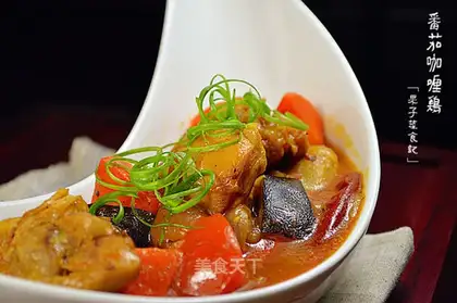 Tomato curry chicken