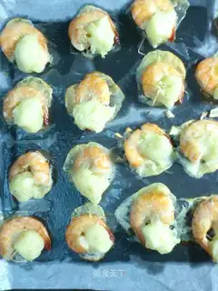 Potato mashed shrimp