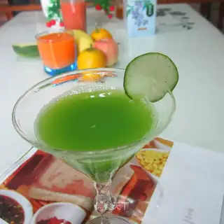 Honey, bitter melon juice