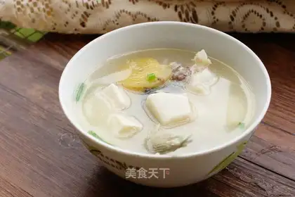 Fish tofu soup