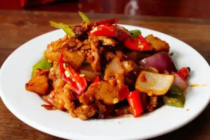 Farmer's little fried meat