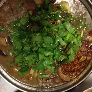 Spicy lamb soup