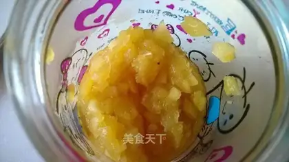 Pineapple granule jam
