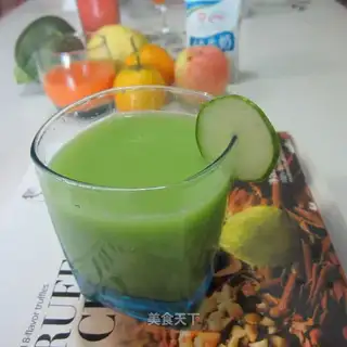 Cucumber milk juice