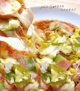 Favorite sausage pizza