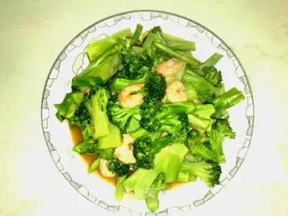 Shrimp broccoli
