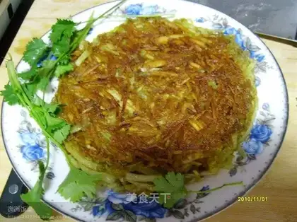 braised potato cake