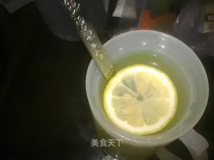 Homemade lemon honey