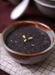 Korean black sesame porridge