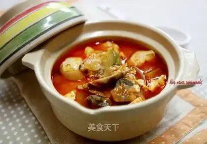 Korean tender tofu pot
