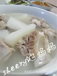 Yam pork ribs soup