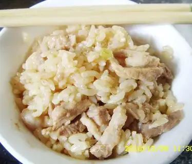 braised pork rice