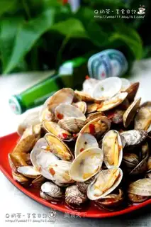 stir-fried clams with spicy sauce