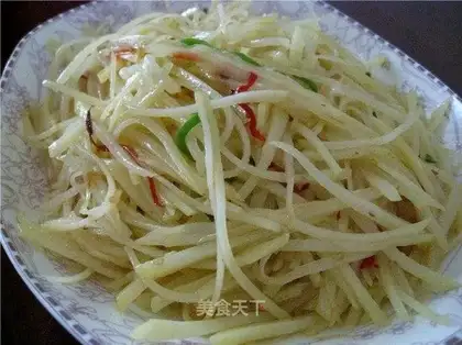 Double-pepper shredded potatoes