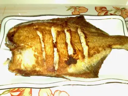 Pan-fried fish