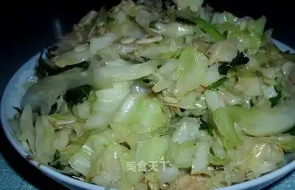 stir-fried cabbage with tofu