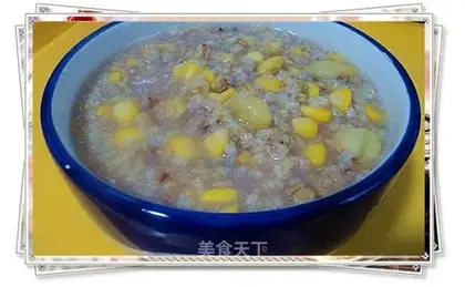 Ginkgo corn porridge and miscellaneous grains
