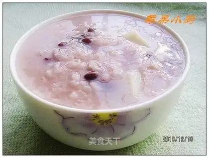 Red bean and yam porridge