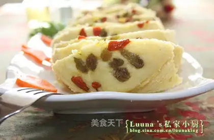 Delicious corn milk cake