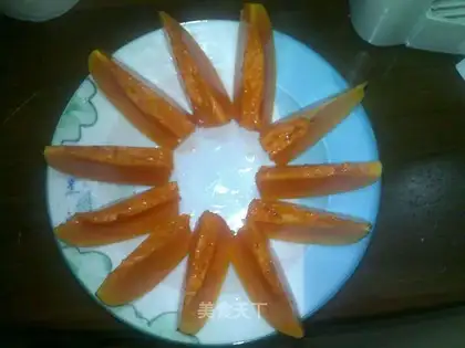 Frozen papaya