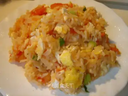 Tomato and egg fried rice