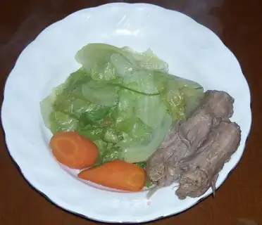 Stewed turkey neck