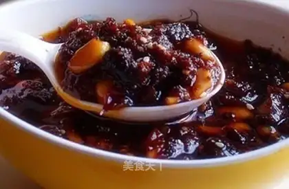Soy beef spicy sauce