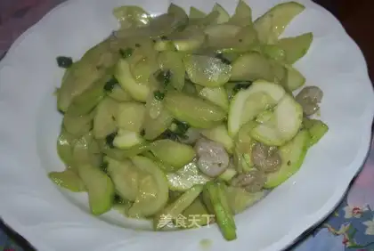 stir-fried zucchini with shrimp