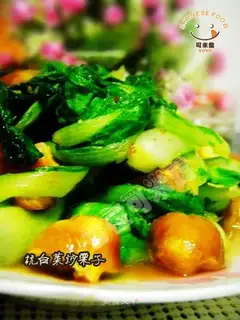 stir-fried chestnuts with Hangzhou cabbage