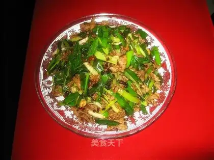 fried pork with salt