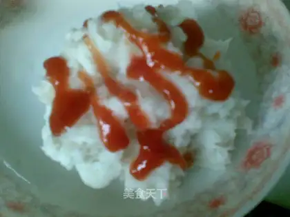 Tomato and yam paste