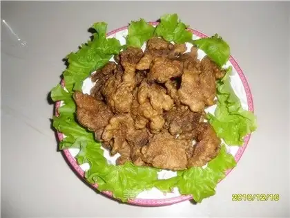 Crispy fried liver tip