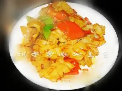 Korean spicy fried squid