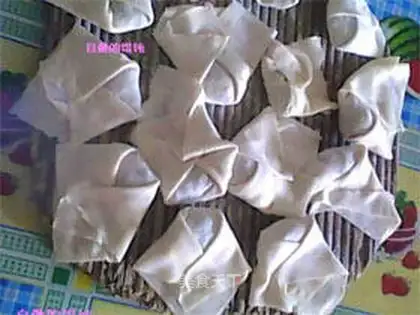 Home-made wontons