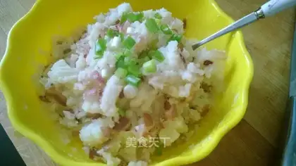 Bacon salad mashed potatoes